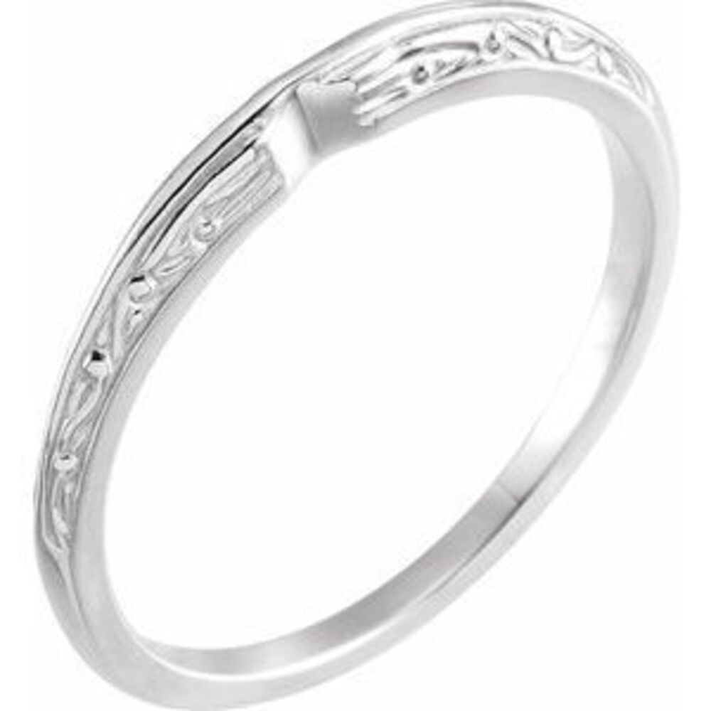 Kazi Luxury 14K White Band